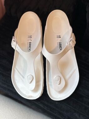 Gizeh Eva Essentials BIRKENSTOCK Sandals White Size 10